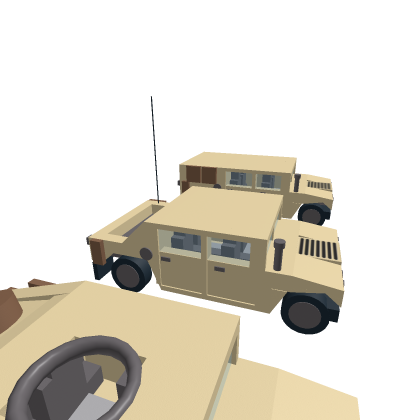 3 types of Humvees