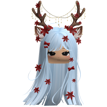 Ethereal Christmas Fairy Fawn Hair w/ Antlers