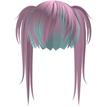 ᨳ𐔌՞҂ ˕ ֊՞𐦯ᜊ pastel pink blue tousled emo pigtail Roblox item