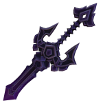 Crystal purple sword