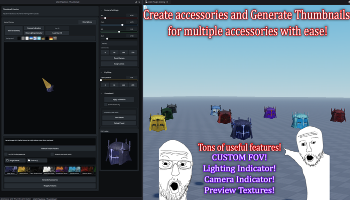UGC Pipeline [Accessories, Thumbnails, Textures] preview 3