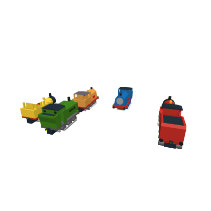 Trains for crashes (put scared,sad,or mad faces on