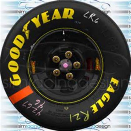 Goodyear Racing tire (The background doesnt show) Roblox decal