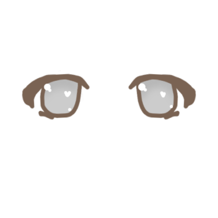 Soft, Grey eyes Roblox decal