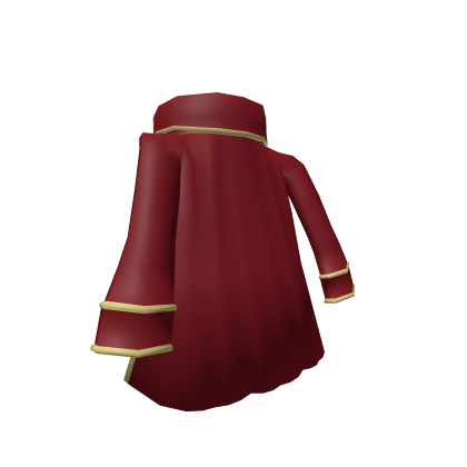 Red Pirate Captain's Cloak