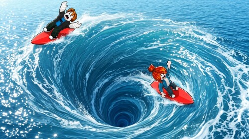 🏄 Surfing and Slide 🌊