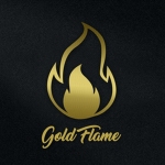gold flame.