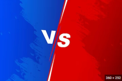 red vs blue
