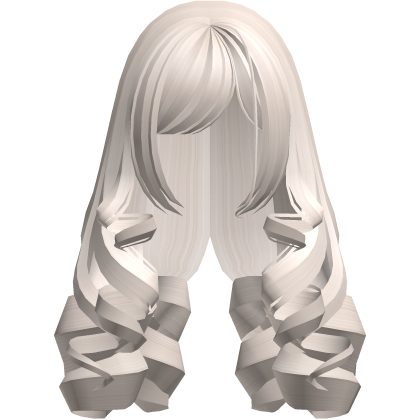 (remake) cute dolly long curls beige blonde Roblox item