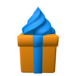 giftbox cupcake