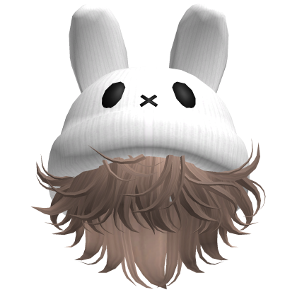 Moe Messy Boy Hair W/ Bunny Hat Milktea V2