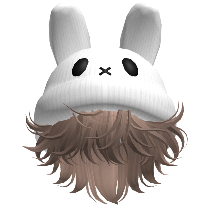 Moe Messy Boy Hair W/ Bunny Hat Milktea V2
