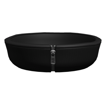 Black Zipper Turtleneck