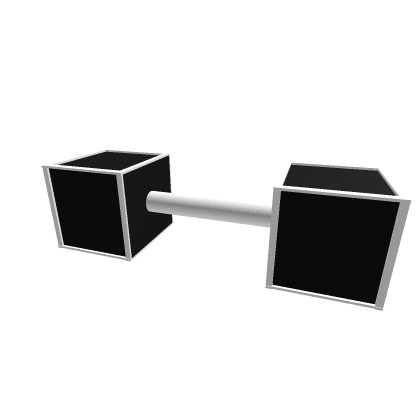 Black and White Dumbbell