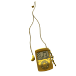 Gold MP3 Player Luxury Vintage