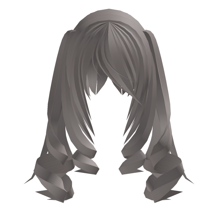 ✙ | moe vampire curly side pigtails in milk tea