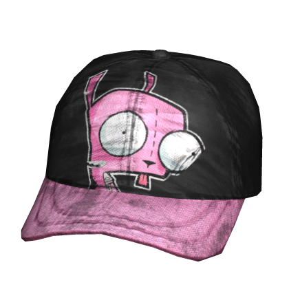 2000s sideways pink scene gir distressed cap
