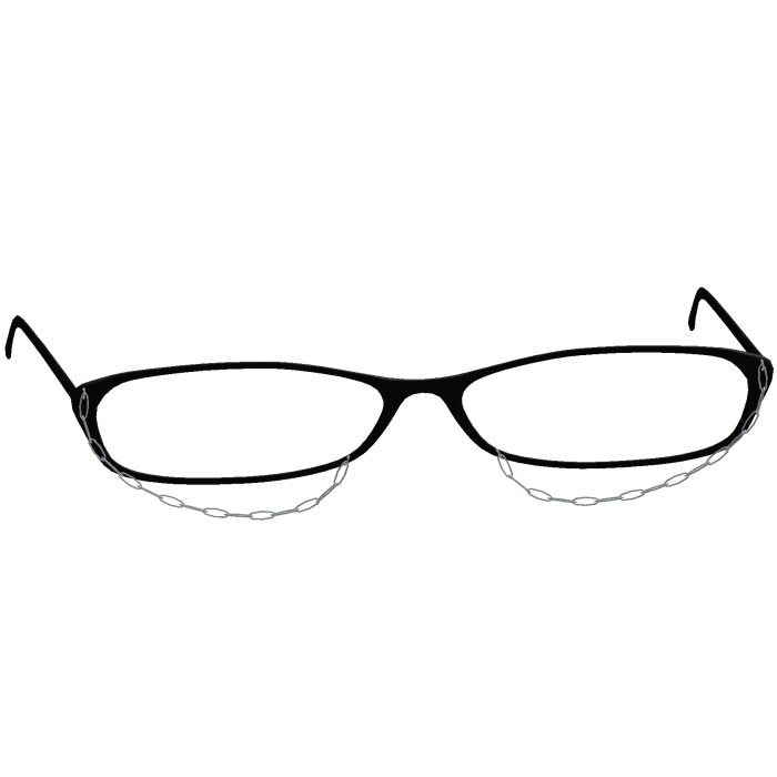 Low Thin Glasses with Chain