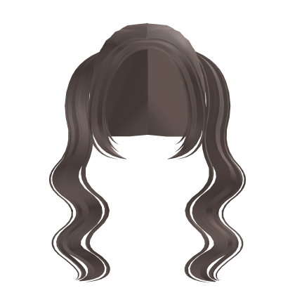 . ‿ ♡ dust brown cute wavy adorable pigtails Roblox item