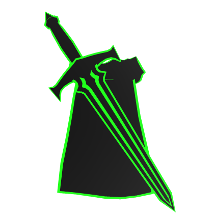 Green Cartoony Cape + Sword