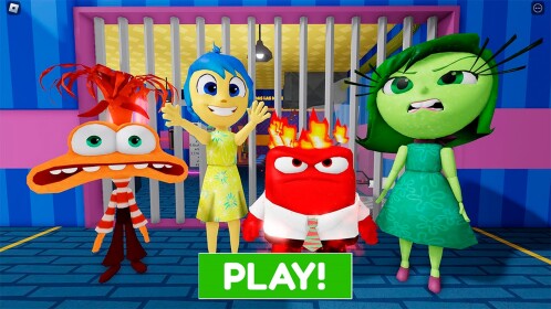 EMOTIONS POLICE FAMILY PRISON RUN ESCAPE! (Obby)