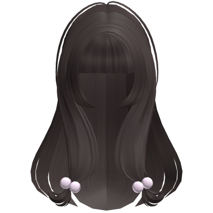 ꒰♡꒱ sweet dark brown princess long hair