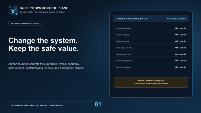 LiveOps Goblin: IncidentOps Control Plane preview 5