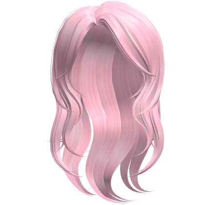 Wispy Blowout Sidepart Hair in Pink Roblox item