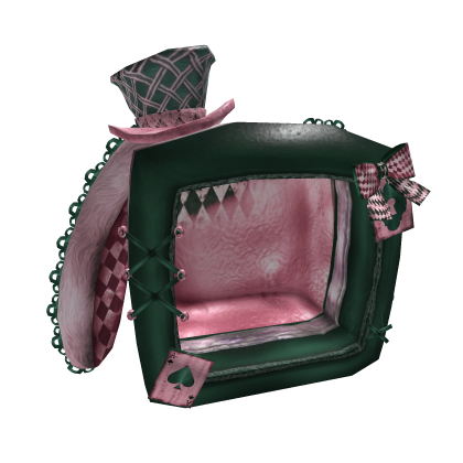Alice in TV Land Masquerade Monitor (Pink Green) Roblox item