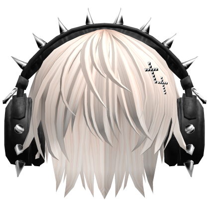 Boy Hair W/ Punk Headphones Beige