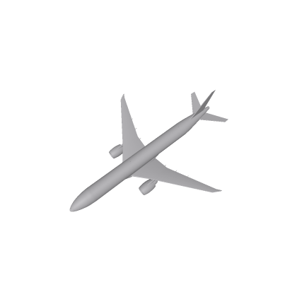 Airplane - Boeing 777 medium detail