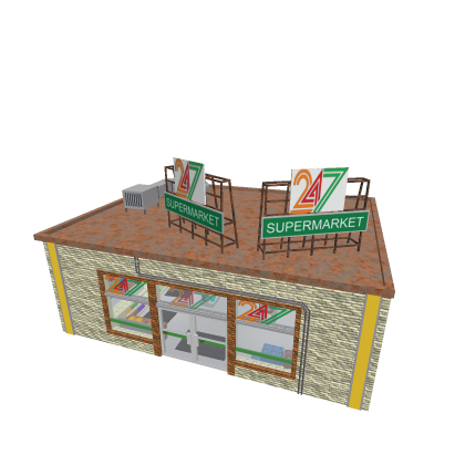🛒High quality supermarket! Store Food Shop Big