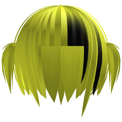 🕸️๋. ⭑ Mourning Gothic Pigtails || Yellow