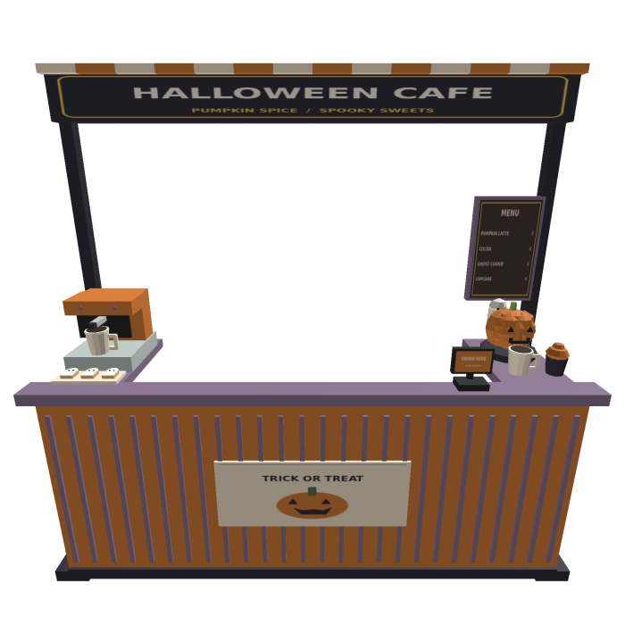 Halloween Cafe Stand