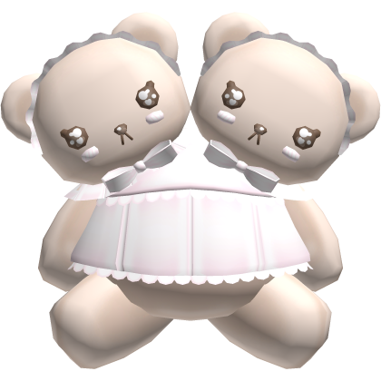 Cute Sensitive Light Bown Teddy Bear in Pink