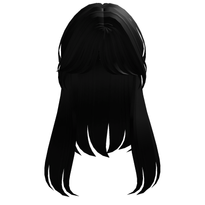 long black girl hair Roblox item