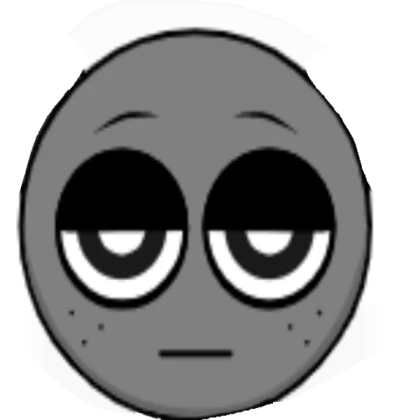 Sprunki gray body rig face