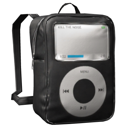 [3.0] Black KillTheNoise Backpack Roblox item