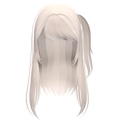 ♡ : long blonde cute anime hair w/ pigtail Roblox item