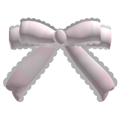 ♡ : dainty lace princess bow ୨୧ pink Roblox item