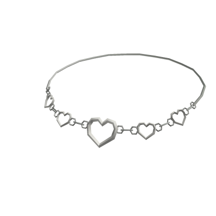 Heart Chain Grunge Necklace