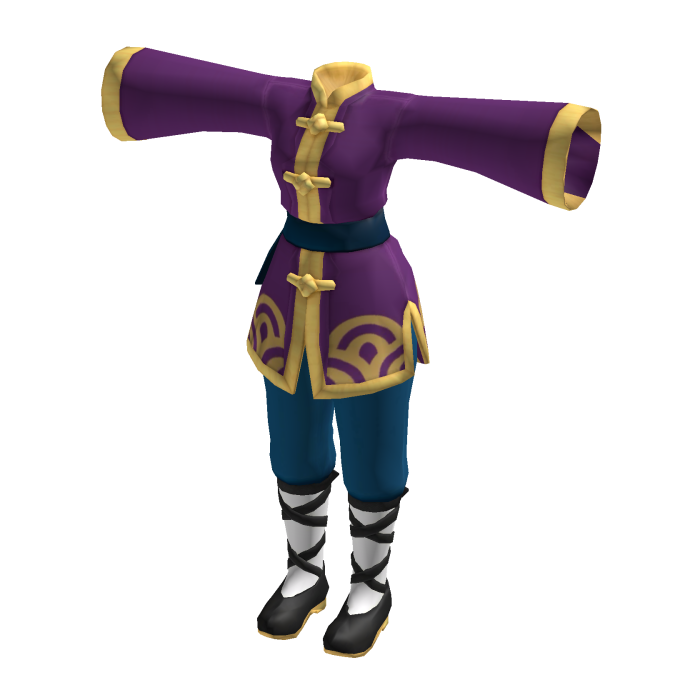 Purple Martial Arts Outfit