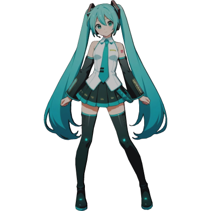 Miku Cutout Roblox item