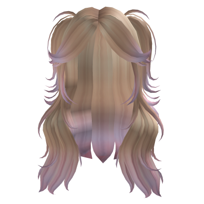 Long Wavy Mini Pigtails With Pink Fade thumbnail