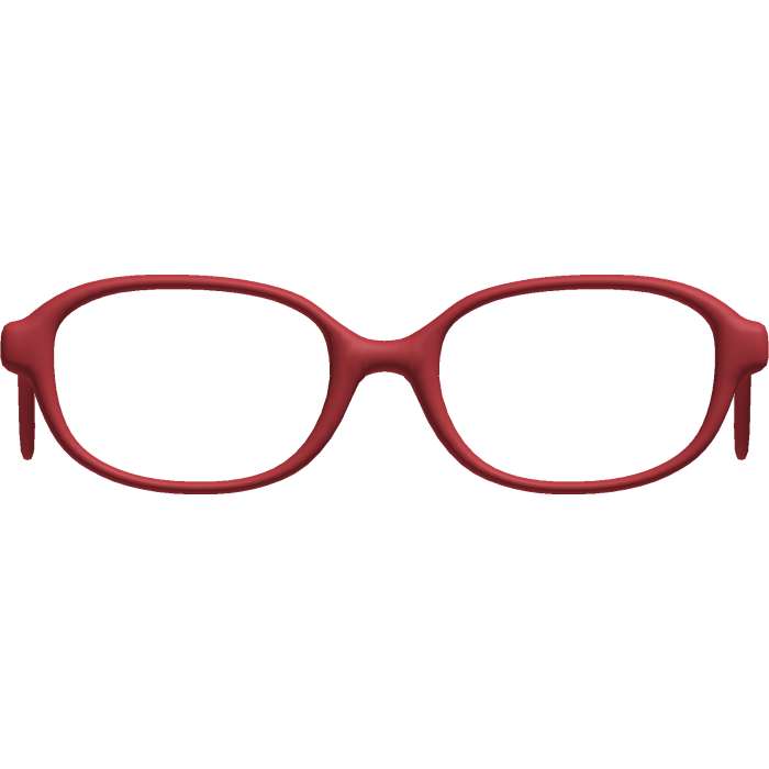  ♡ ꒰ red kawaii derpy big oversized glasses ꒱ ♡