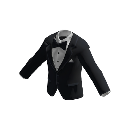 Black Tuxedo Bow Tie Top Suit [Rent & Timed] thumbnail