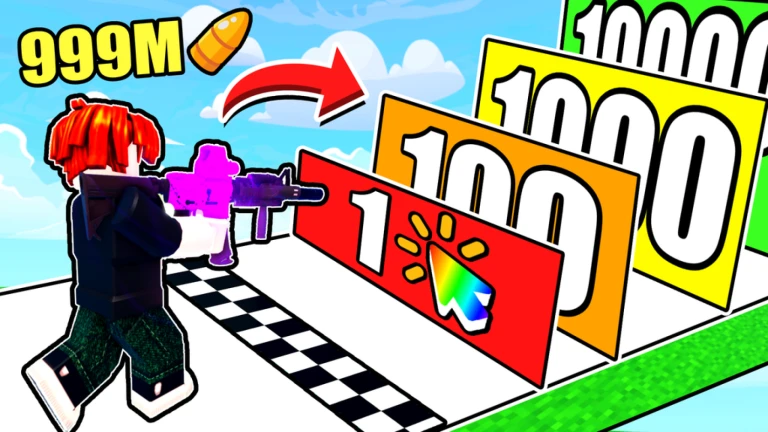 More About Shoot Race Simulator, Image source: Roblox.com