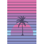 no-signal sunset