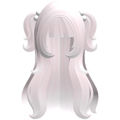  ♡ long flowy cute doll hair pink Roblox item