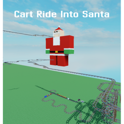 Cart Ride Into Santa